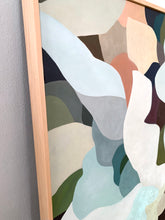 Load image into Gallery viewer, FRAMED Amber & Tobacco Original Abstract Oil Painting