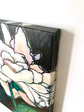 Load image into Gallery viewer, Blush Peony On Jet Giclee 12" x 16"