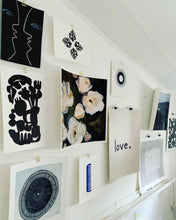 Load image into Gallery viewer, Brutalist Bouquet Black And White Abstraction Giclee