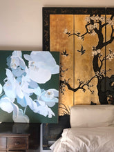 Load image into Gallery viewer, Inner Light Orchid Bouquet Giclee