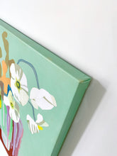 Load image into Gallery viewer, Japanese Anemone With Lemon Bouquet Giclee