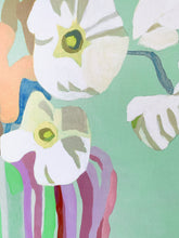 Load image into Gallery viewer, Japanese Anemone With Lemon Bouquet Giclee
