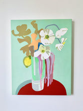 Load image into Gallery viewer, Japanese Anemone With Lemon Bouquet Giclee
