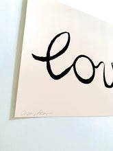 Load image into Gallery viewer, New Love 'love' Limited Edition Giclee On Paper 12" x 16"