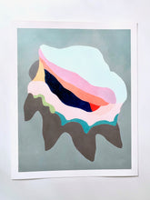 Load image into Gallery viewer, PAIR of Abstract Conch Shell Giclees on Paper