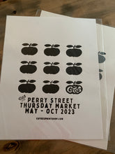 Load image into Gallery viewer, Perry Street Thursday Market Screen-printed Poster
