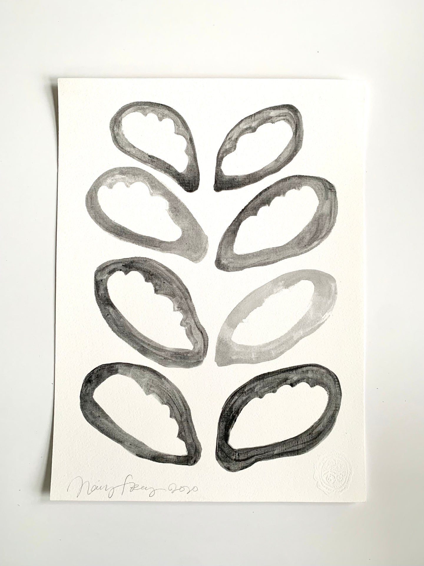 Oysters 11 x 15 Giclee on paper