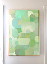 Load image into Gallery viewer, Pistachio Macaroons For Breakfast 24&quot; x 36&quot; oil painting on canvas
