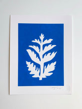 Load image into Gallery viewer, Sunprint No. 6 Giclee 17 x 21 - Bright Blue
