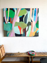 Load image into Gallery viewer, Holding Up The Sky Original Abstract Oil Painting by Neicy Frey 2026
