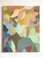 Load image into Gallery viewer, 'Chrysanthemum Tea &amp; Honey' Original Abstract Oil Painting by Neicy Frey 2026
