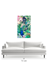 Load image into Gallery viewer, Pink Wall Garden 36&quot; x 60&quot; Original OIl Painting
