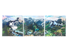 Load image into Gallery viewer, RAINBOW FLOATING BRIDGE TRIPTYCH
