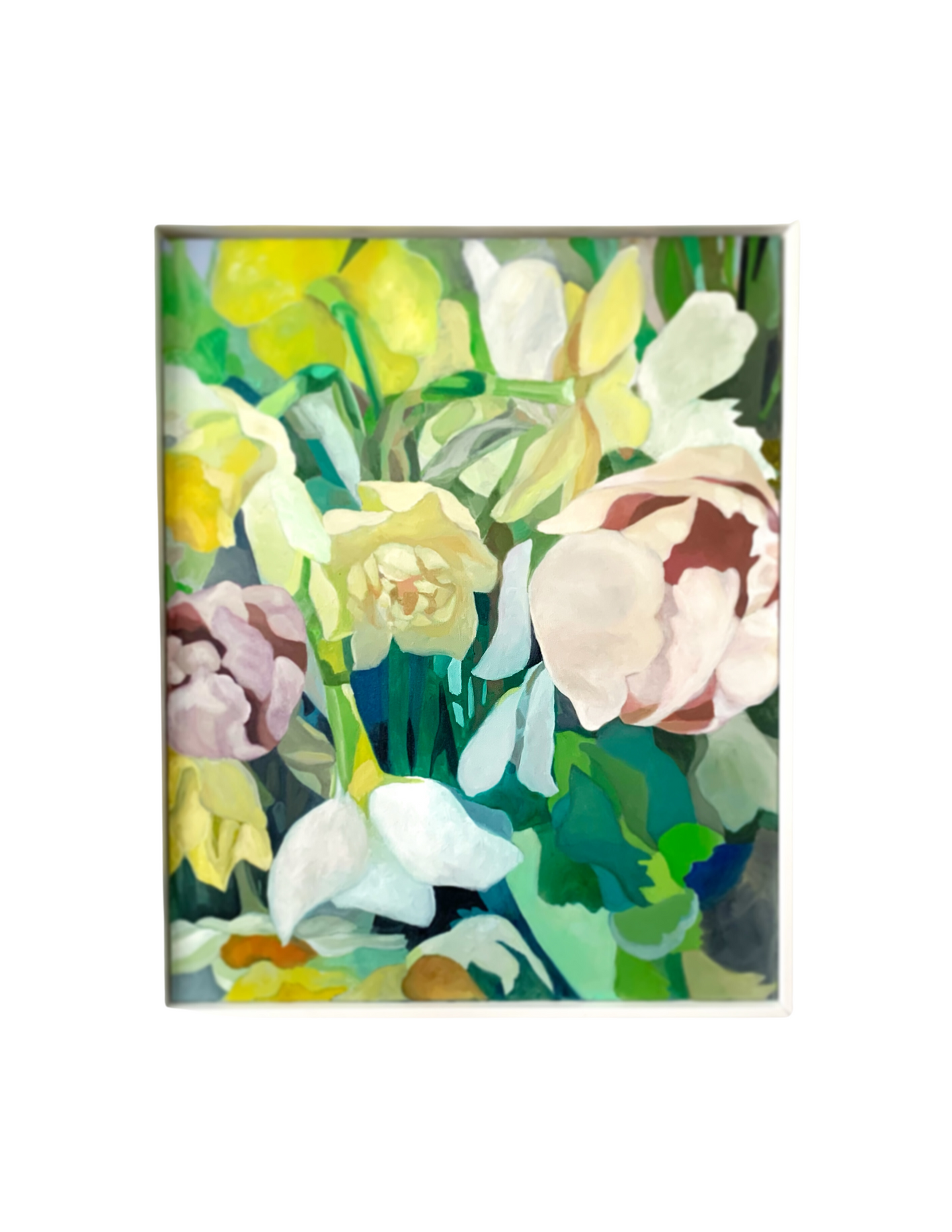 Spring Bouquet 24 x 30 Framed Original Oil Paintings On Canvas