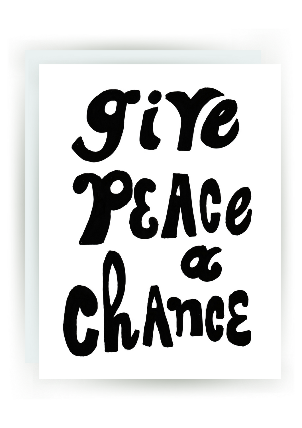 Give Peace A Chance Greeting Card