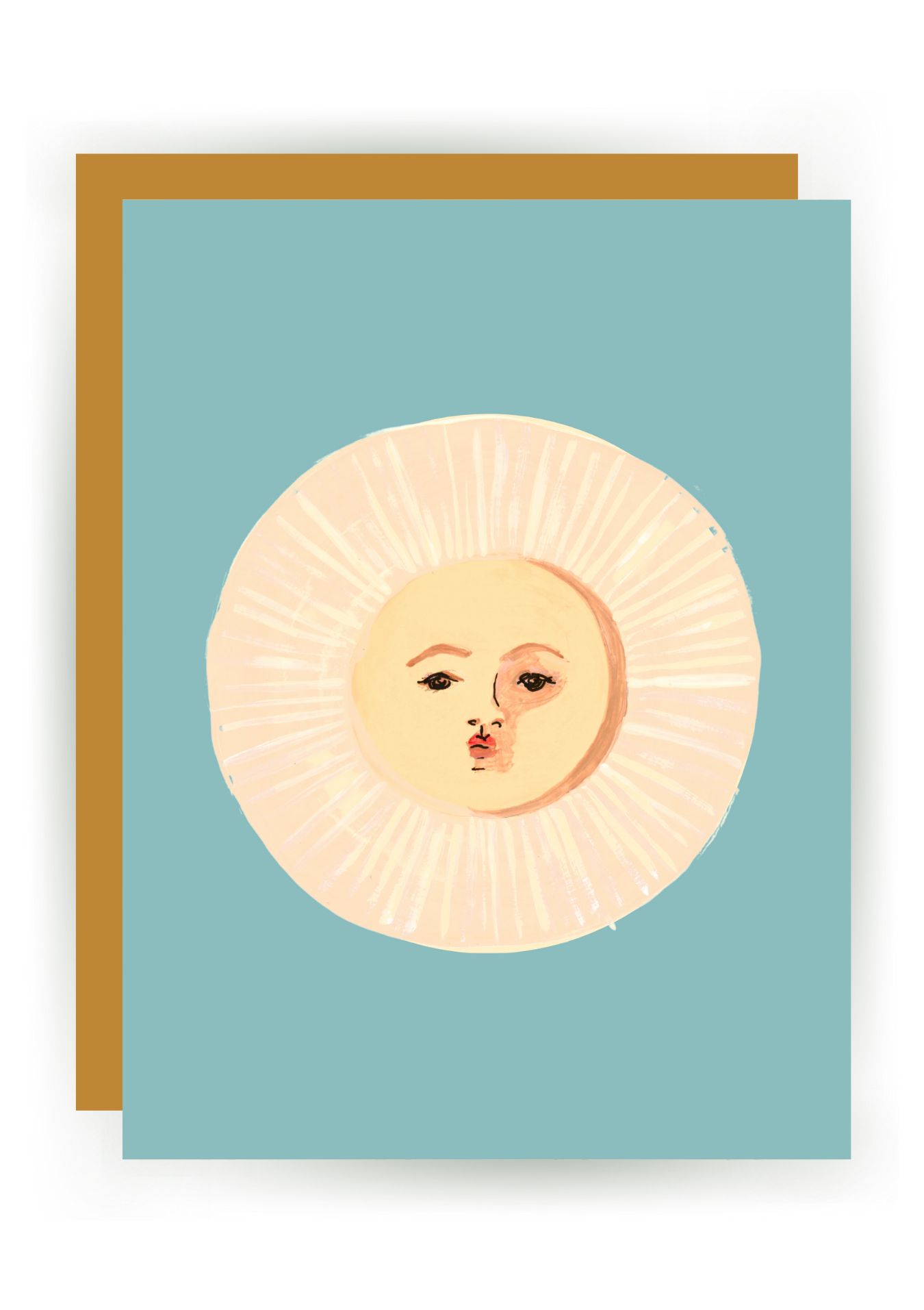 NF GC 084 / Sun, Moon & Stars Greeting Card