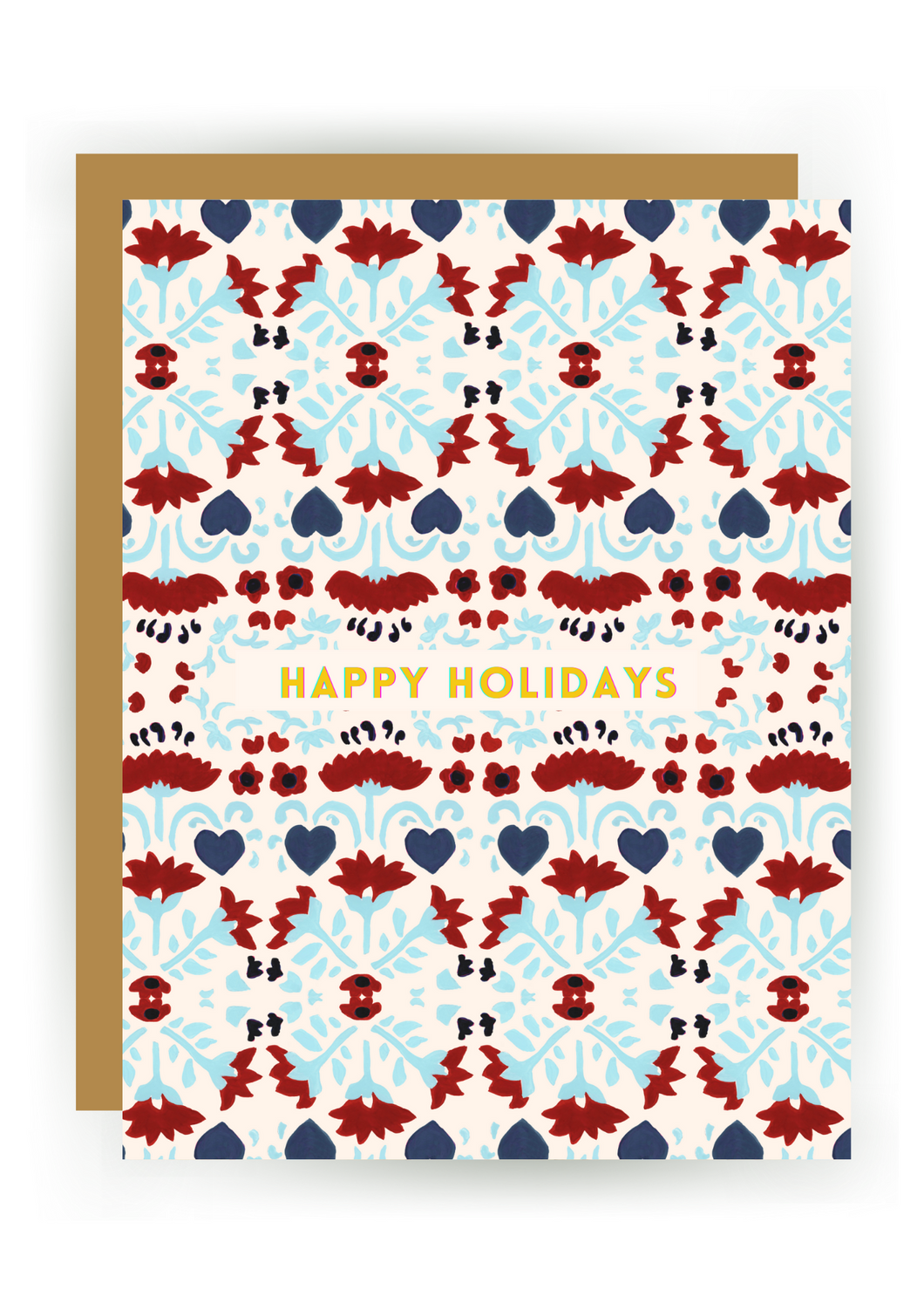 Happy Holidays (scandi) Greeting Card