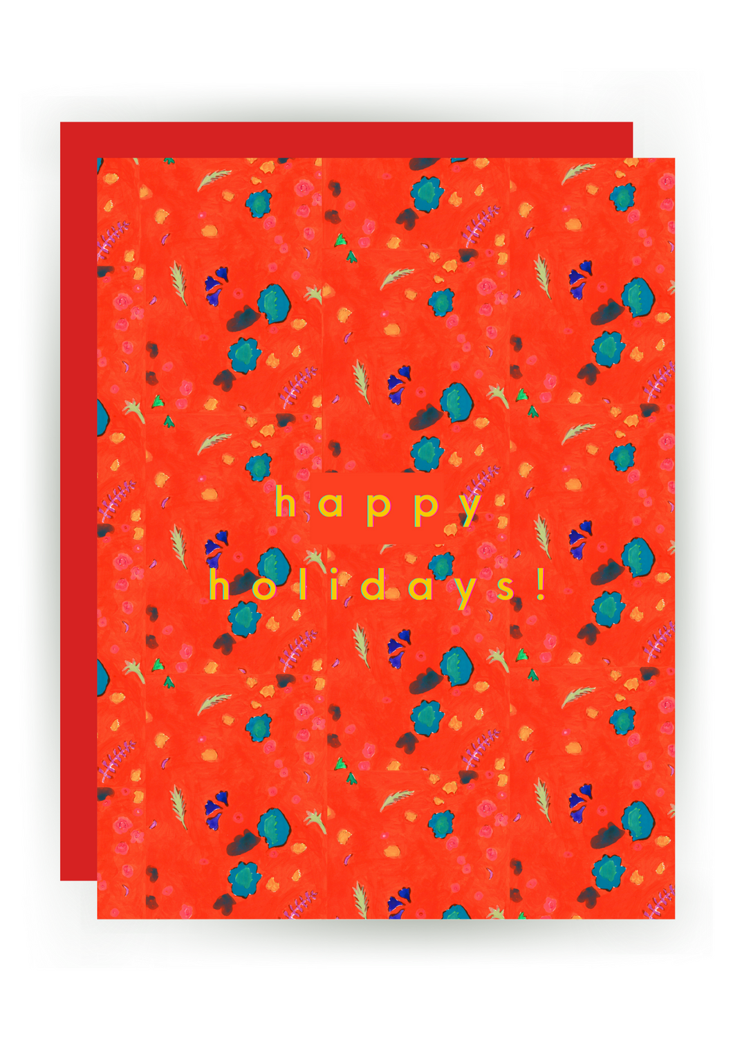 Happy Holidays (red) Greeting Card