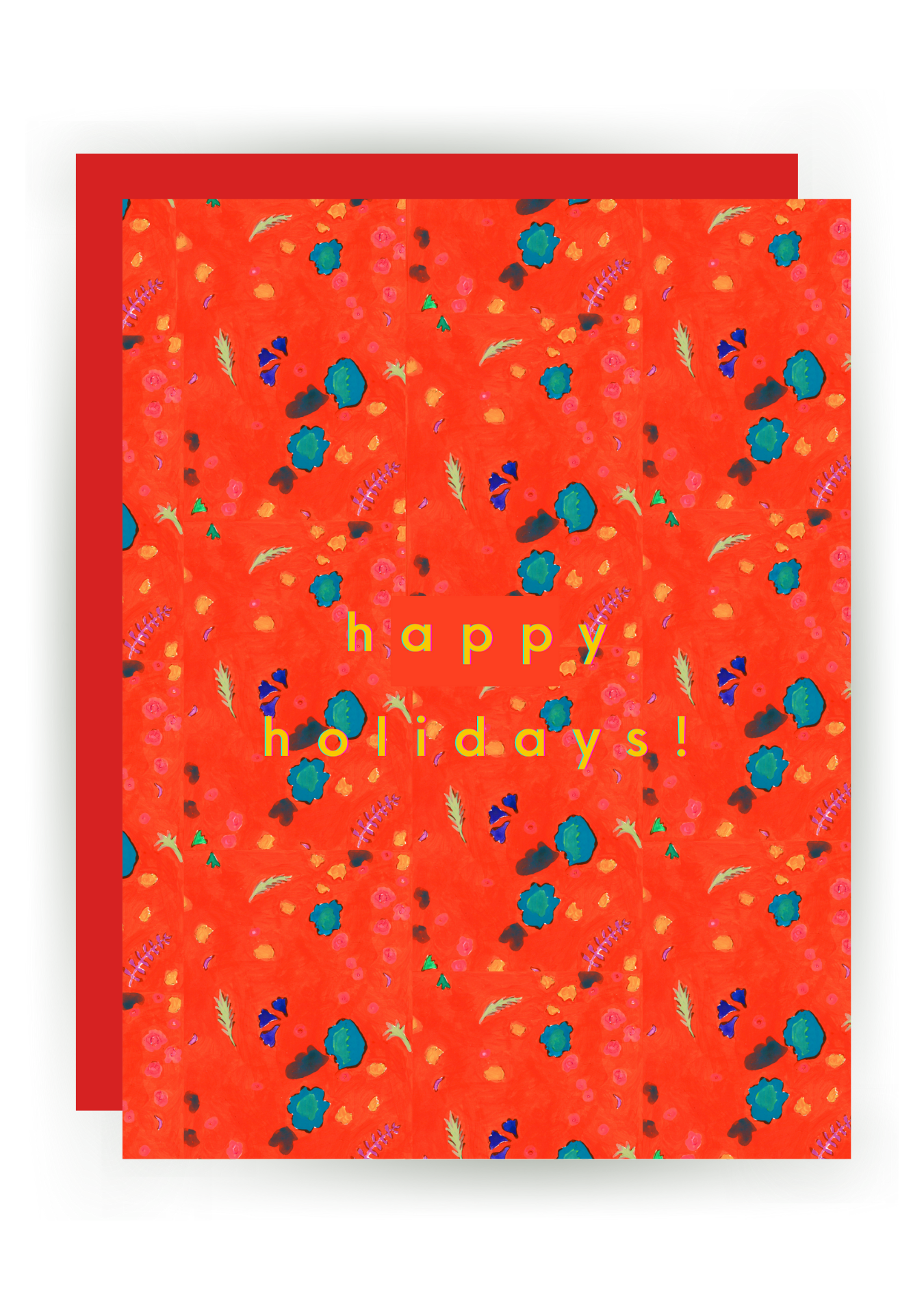 Happy Holidays (red) Greeting Card