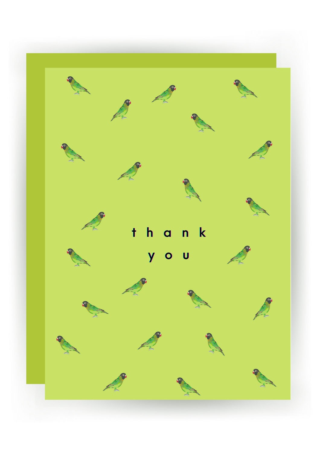 Thank You (Chili Beak) Greeting Card