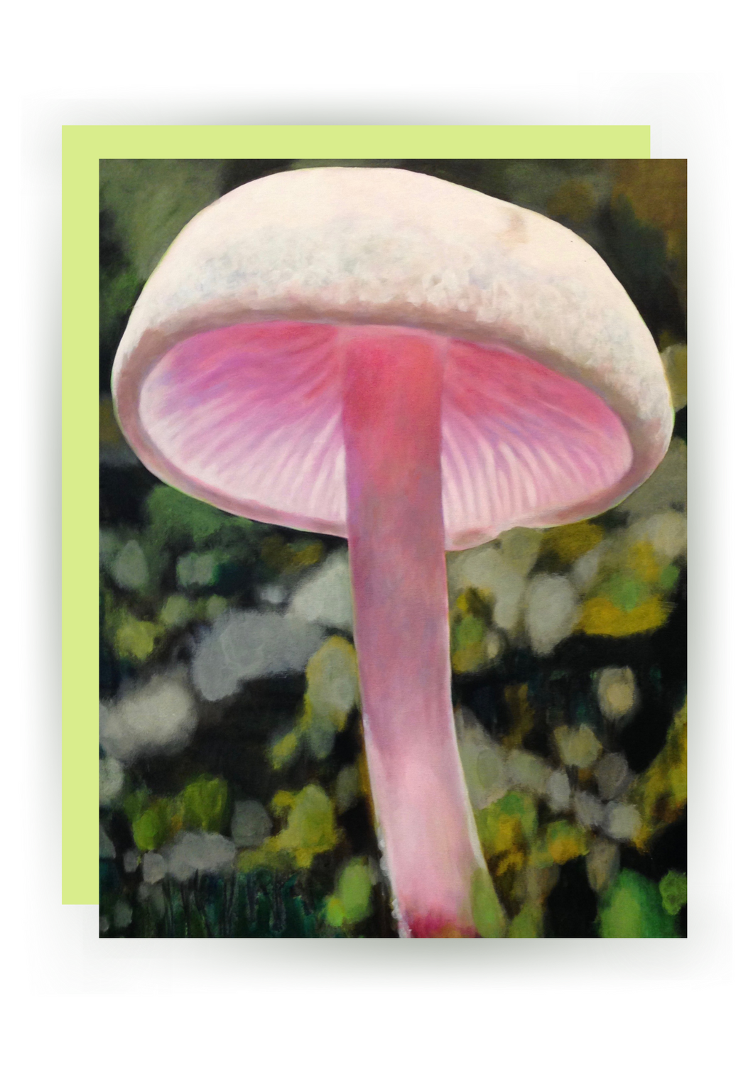 Forest Cherub Mushroom Greeting Card