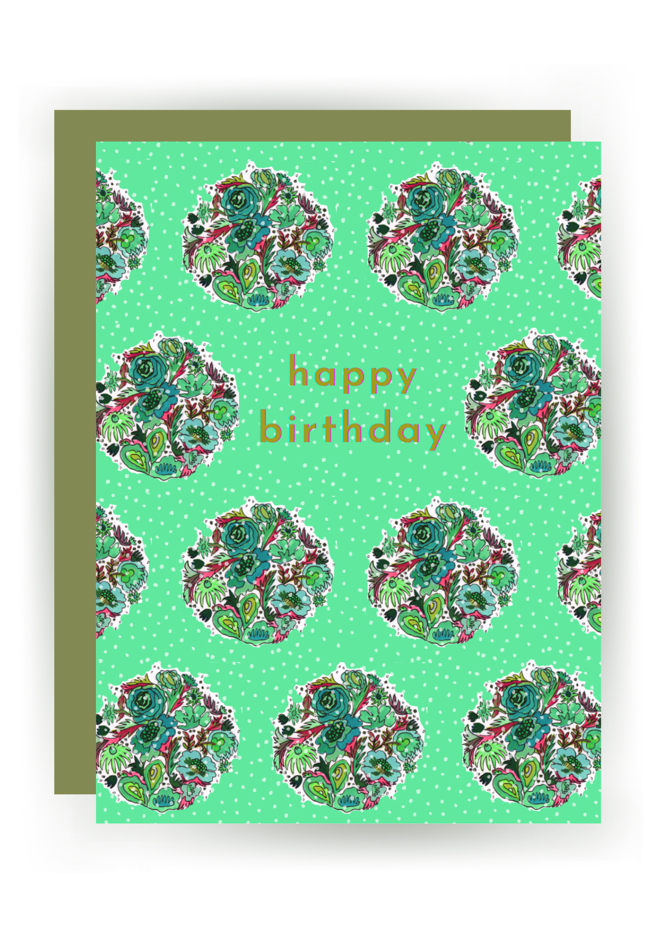 NF OC 30 /  'Happy Birthday' Greeting Card
