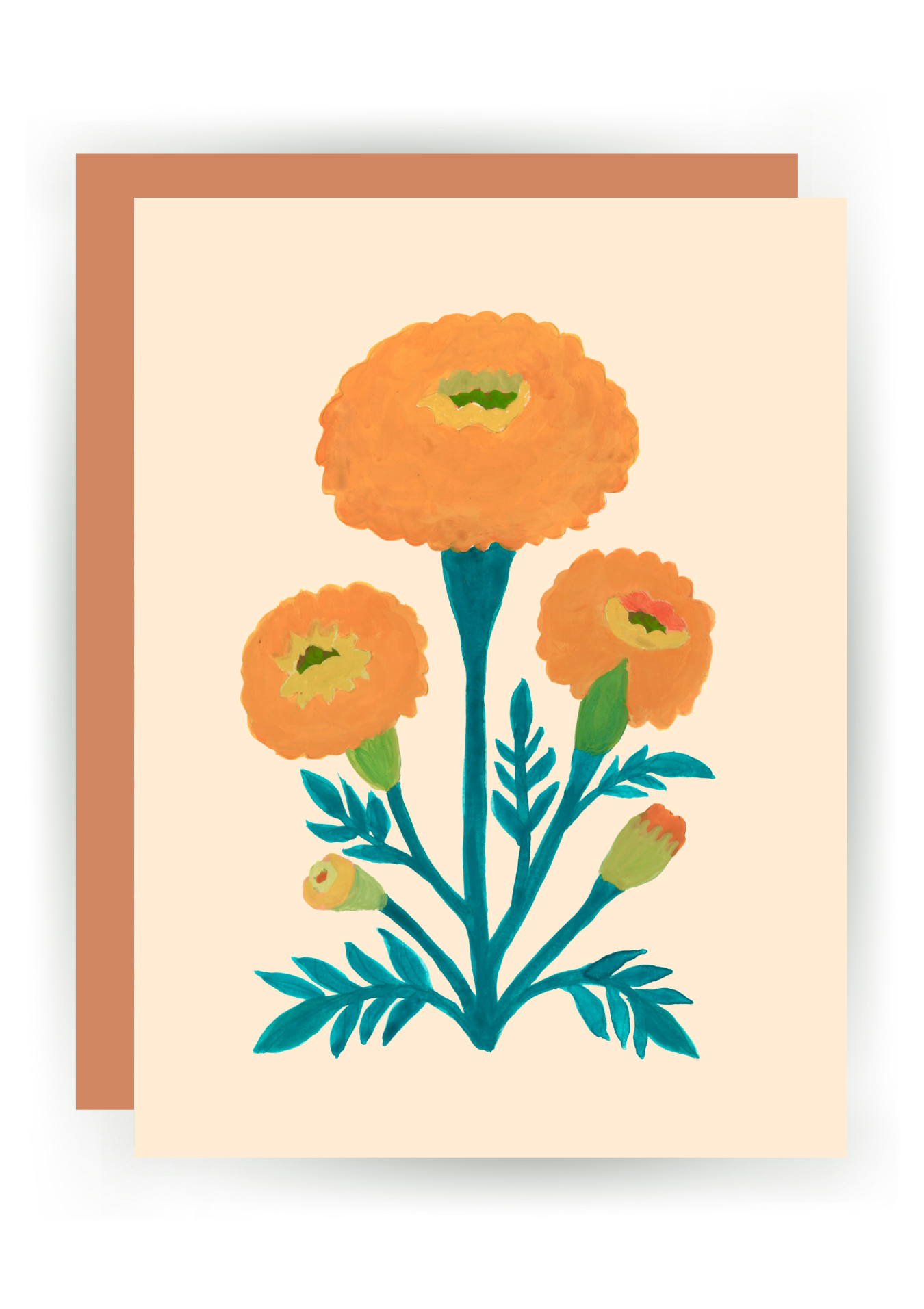NF GC 036 / Marigold Greeting Card