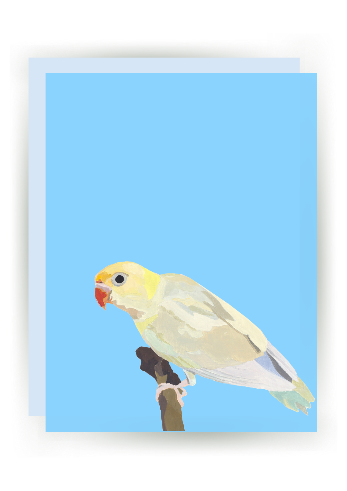 Opal Birdie Greeting Card