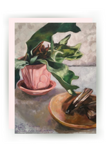 Load image into Gallery viewer, Palo Santo &amp; Fern Tropical Still Life Greeting Card
