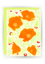 Load image into Gallery viewer, Superbloom/ Cali Poppies Greeting Card
