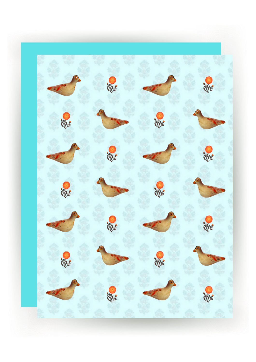 Tonala Bird Party Greeting Card