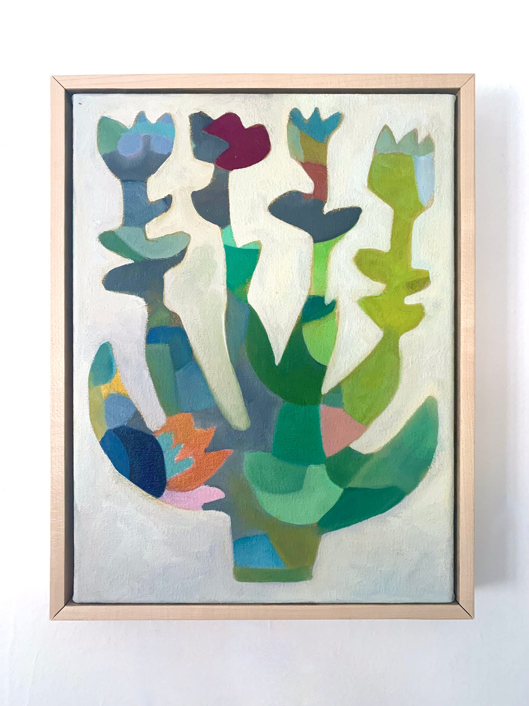 Mallow Original Abstract Oil Painting