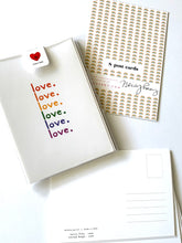 Load image into Gallery viewer, Rainbow Love Postcard Boxed Set
