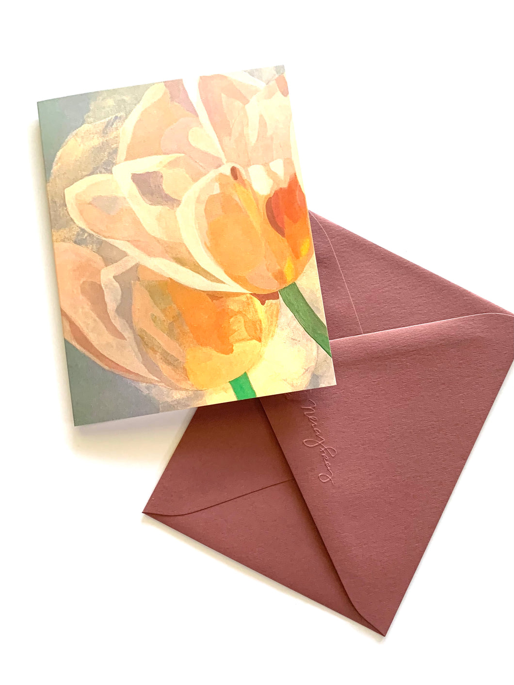 NF GC 011  /  Two Tulips Greeting Card