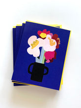 Load image into Gallery viewer, NF GC 030  /  Rainbow Bright Bouquet (blue) Greeting Card
