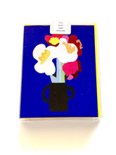 Load image into Gallery viewer, Blue Rainbow Bright Bouquet Greeting Card
