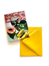 Load image into Gallery viewer, NF GC 120  /  Mangoes &amp; Pottery Greeting Card
