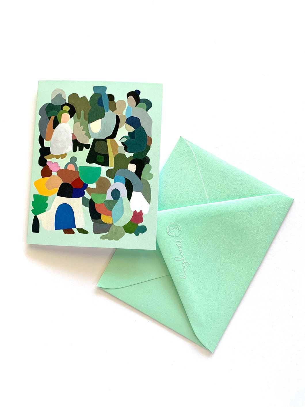 NF GC 131 / Line For Chendol Greeting Card
