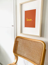 Load image into Gallery viewer, The Love Print: Flax 16 x 20
