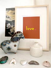 Load image into Gallery viewer, The Love Print: Flax
