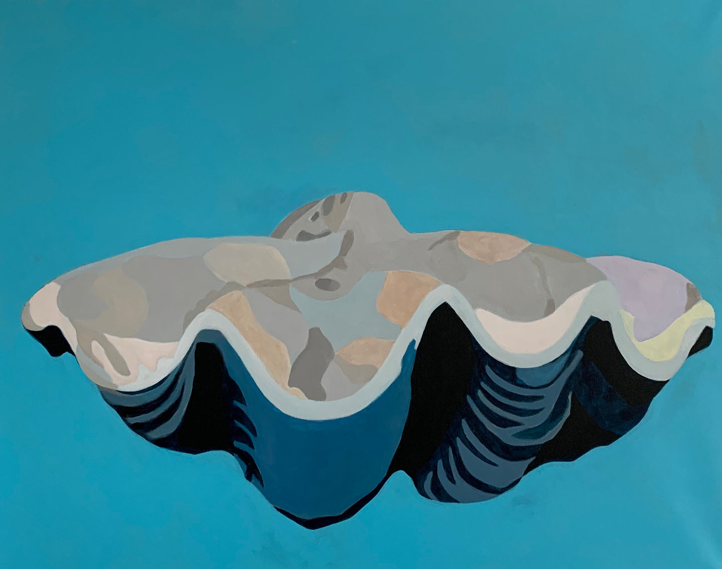 Giant Clam Shell Giclee