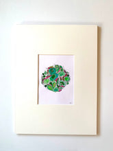 Load image into Gallery viewer, KOKEDAMA Original Gouache On Paper With Mat 12 x 16
