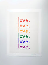 Load image into Gallery viewer, The Love Print: RAINBOW
