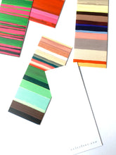 Load image into Gallery viewer, Cozy Stripes Skinny Mini Gift Tags (12)
