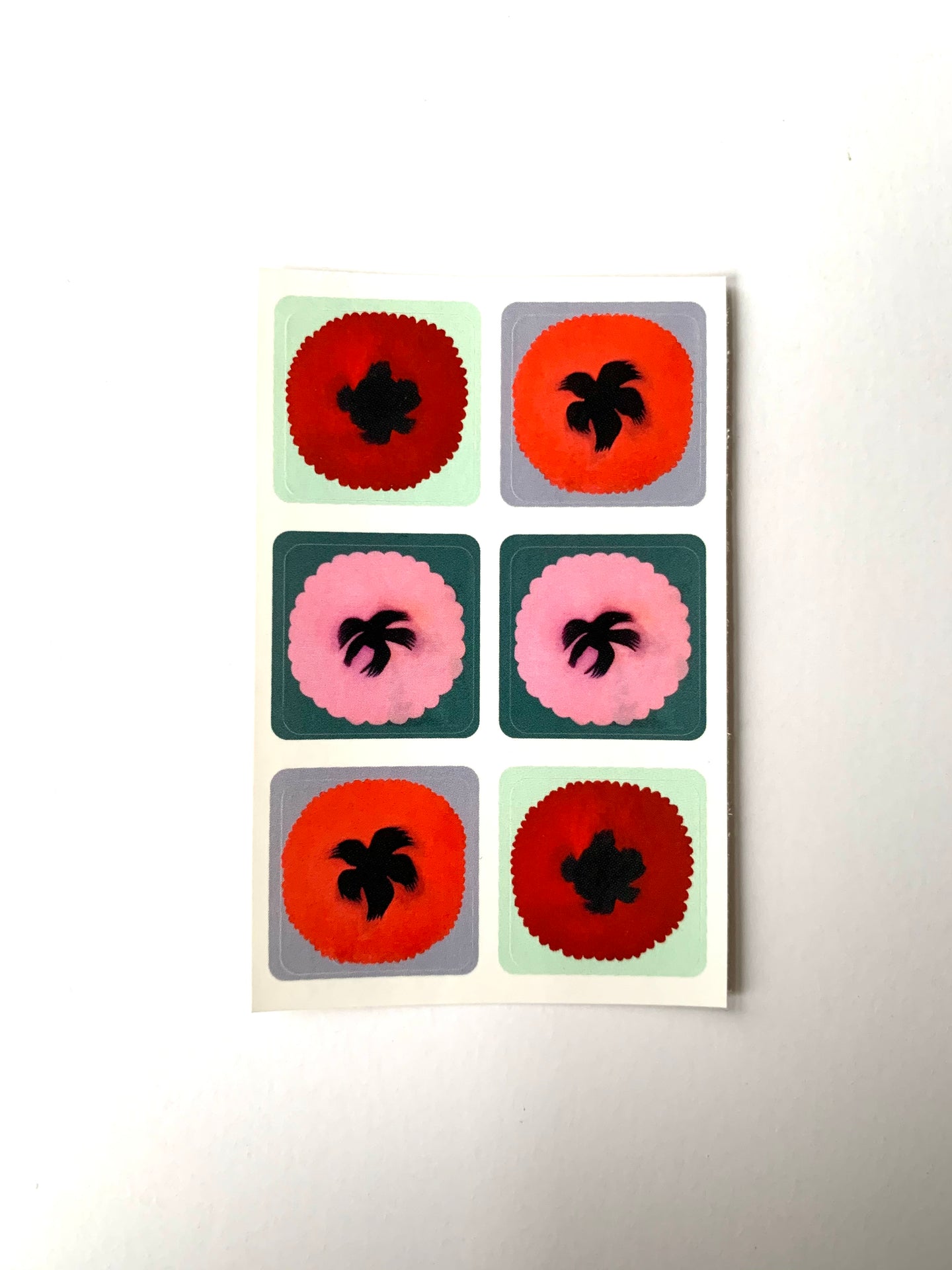 Poppies Mini Sticker Sheet