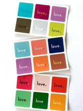 Load image into Gallery viewer, (18) love Mini Stickers
