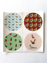 Load image into Gallery viewer, Tonala Birdies Sticker Sheet - (4) 1.5&quot; round stickers
