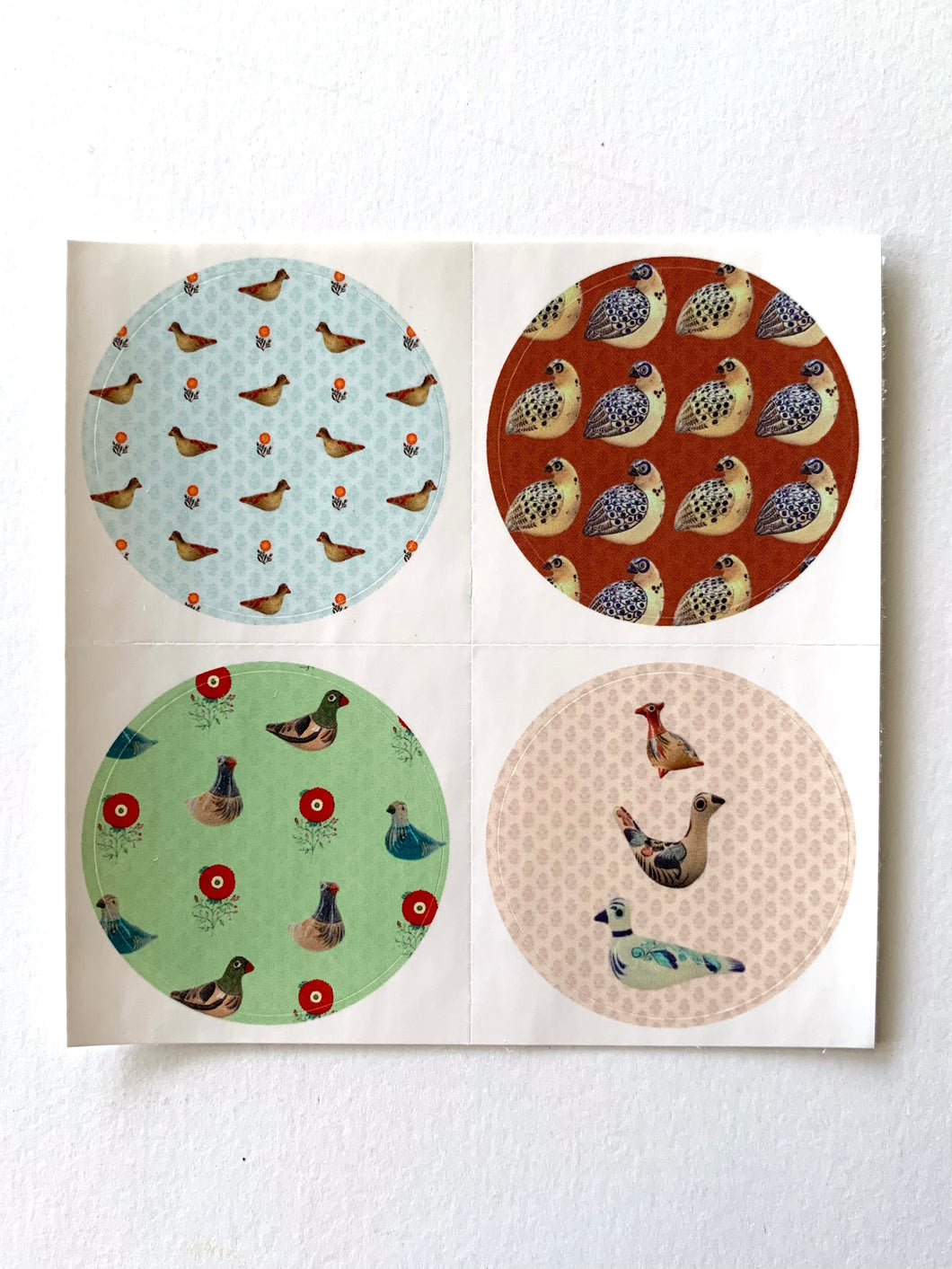Tonala Birdies Sticker Sheet - (4) 1.5