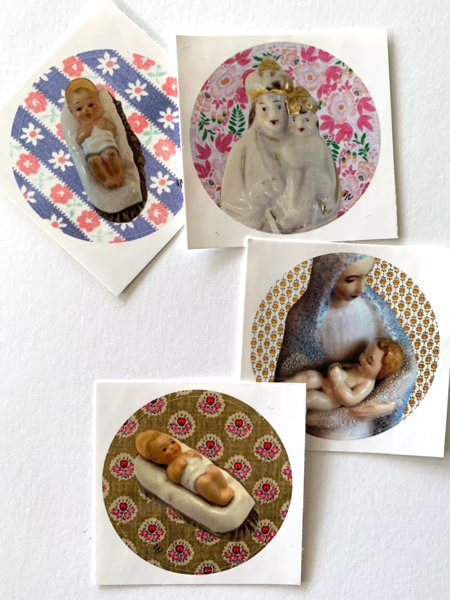 Baby Jesus Sticker Sheet - (4) 1.5