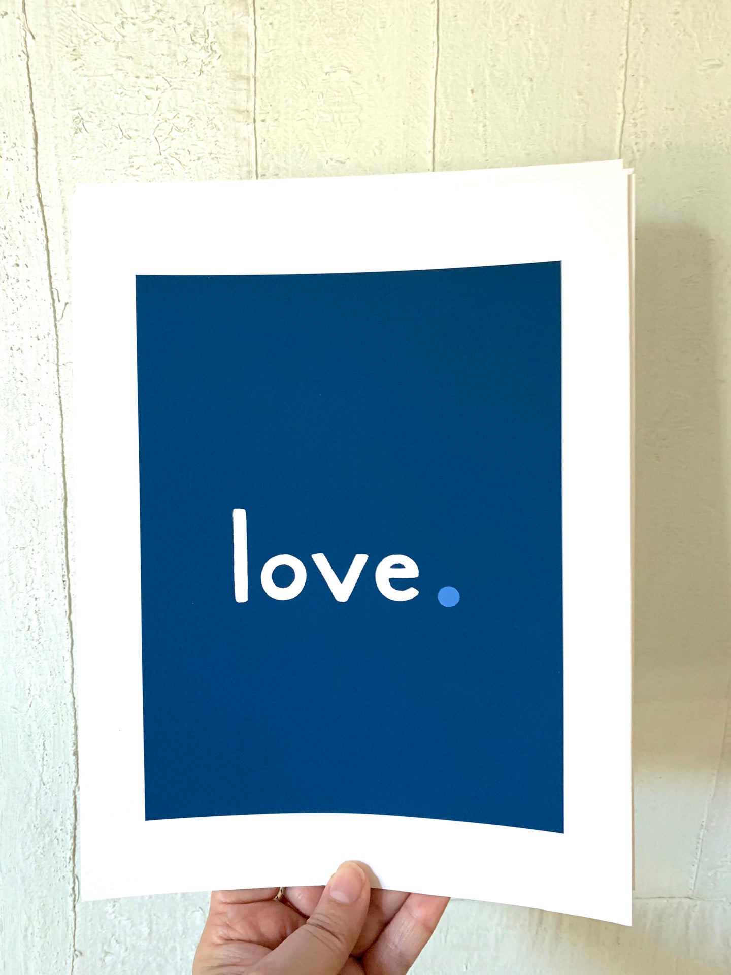 The Love Print: Indigo